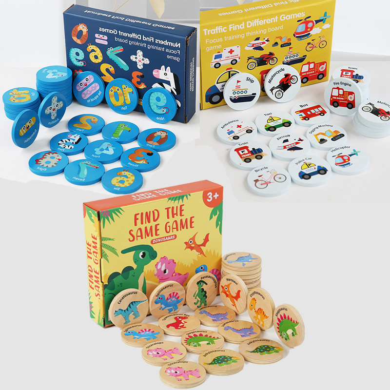 Board Game Life - Jeu de mémoire éducatif en bois