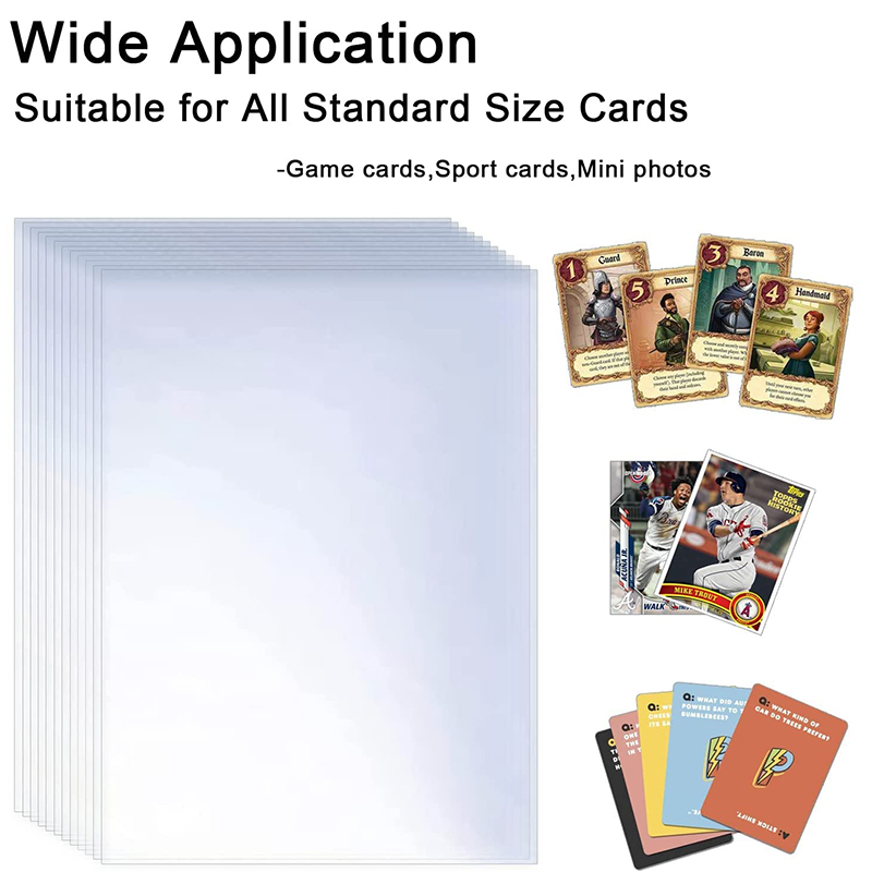 Board Game Pokemon - Couverture transparente pour carte à jouer,
