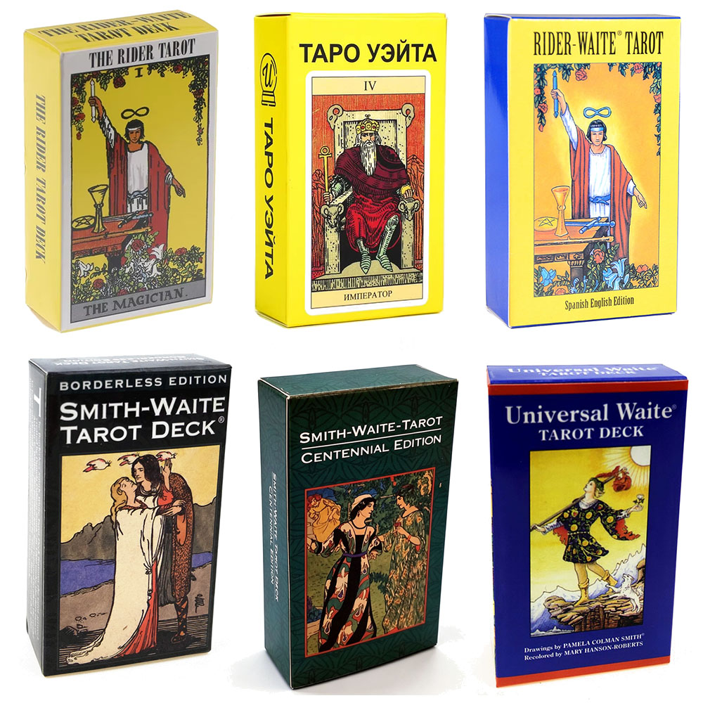 Board Game Life - Cartes de tarot Rider Waite, divination,