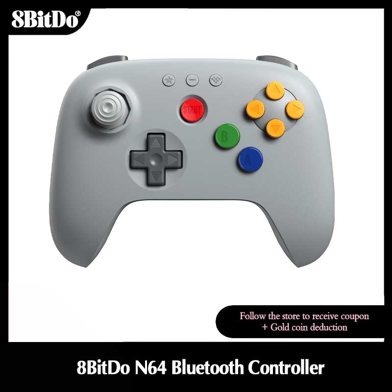 Board Game Android - Manette Bluetooth 8BitDo Gray N64 pour
