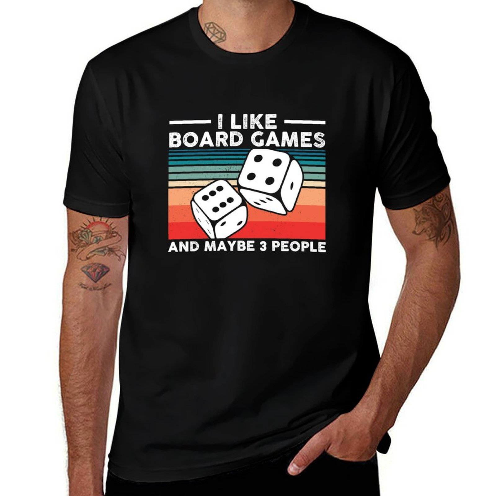 Board Game Quote - J'aime les jeux de société et