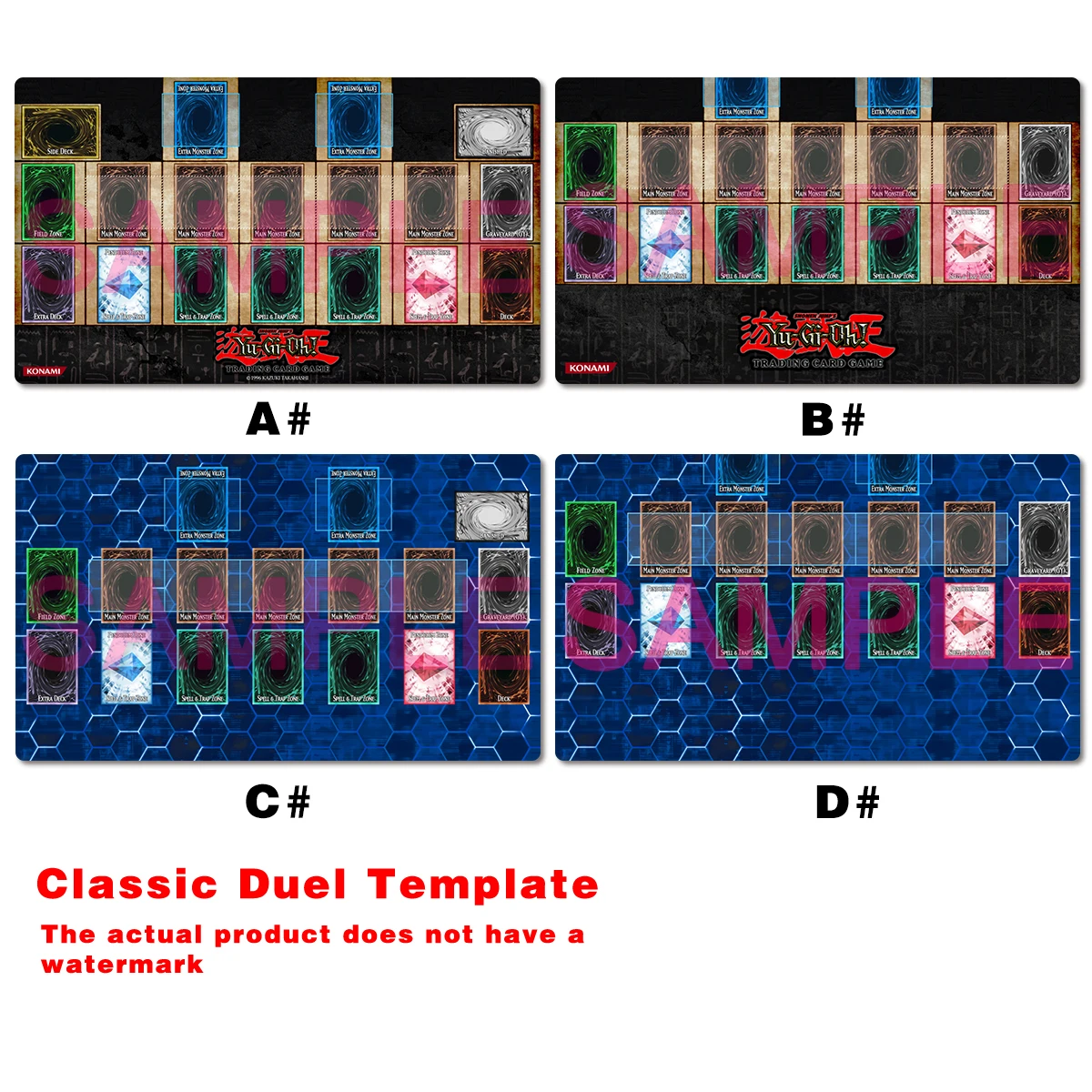 Board Game Template - YuGiOh tapis classique jeu de société