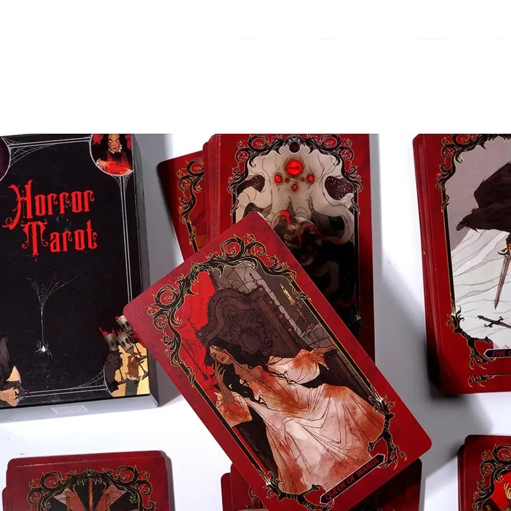 Board Game Or Boardgame - Cartes de Tarot d'Horreur, Impression de