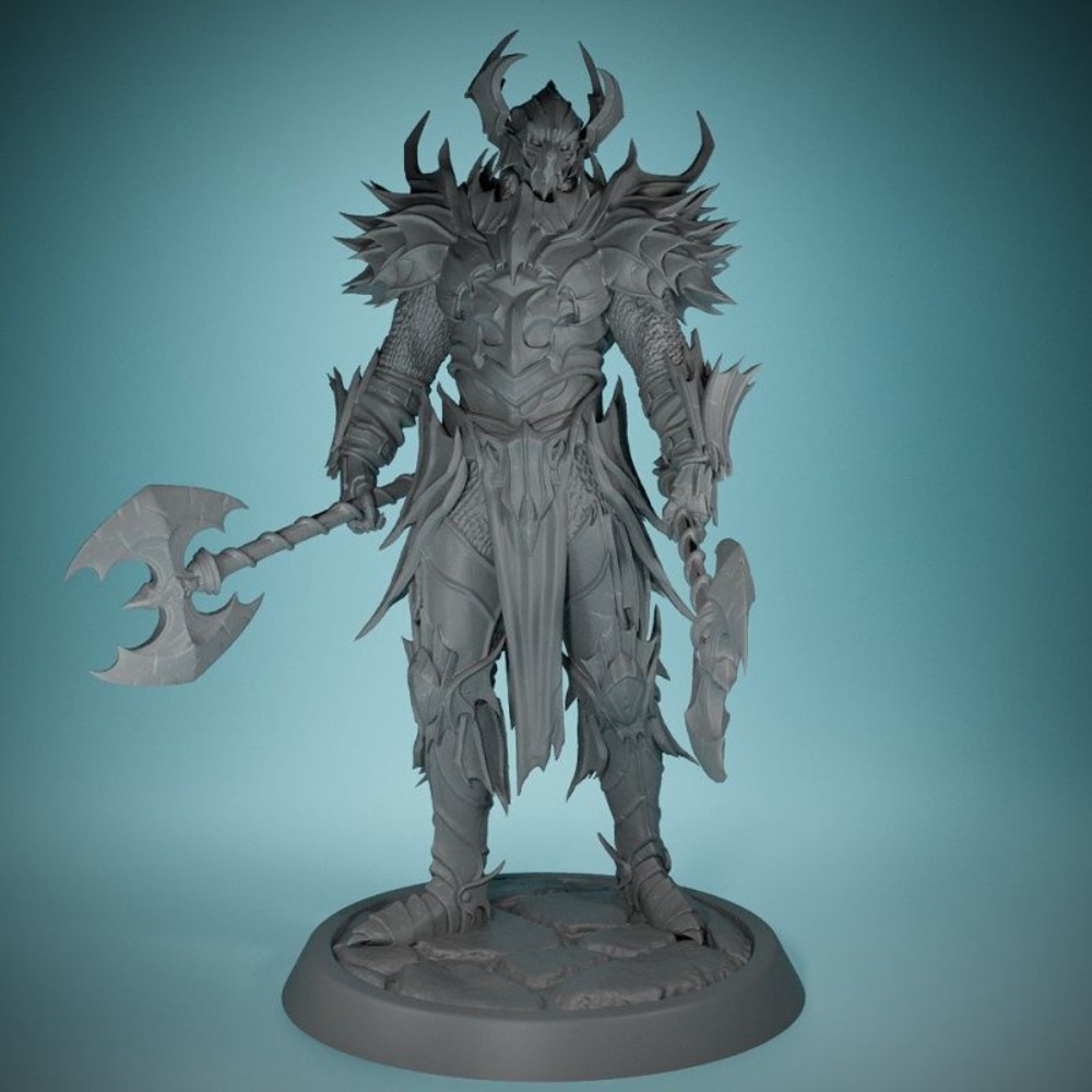 Board Game War - Figurines de chevalier démon sans ailes,