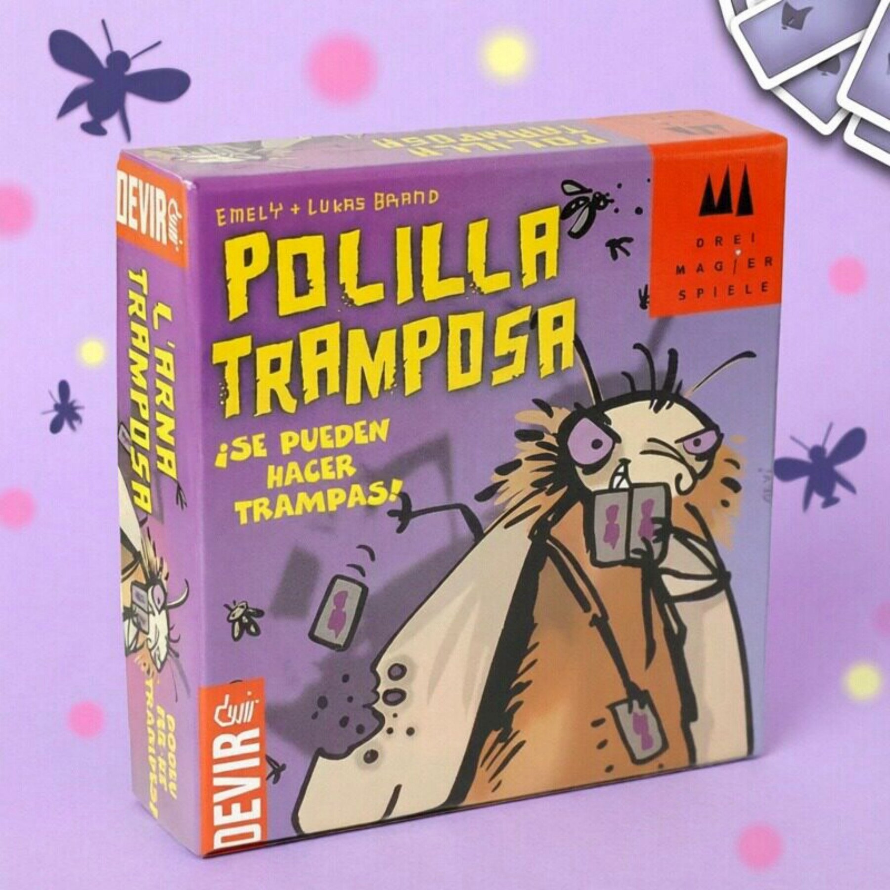 Board Game Viral - Jeu de cartes espagnol Polilla Tramposa