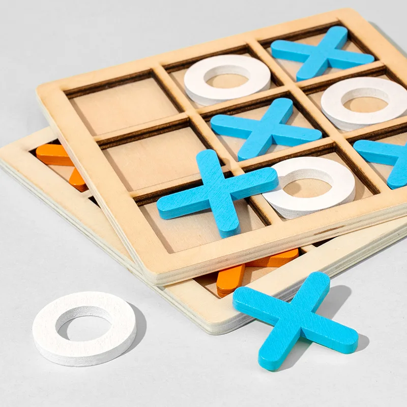 Jeu Tic Tac Toe en bois, activ - Board Game Template avis et prix
