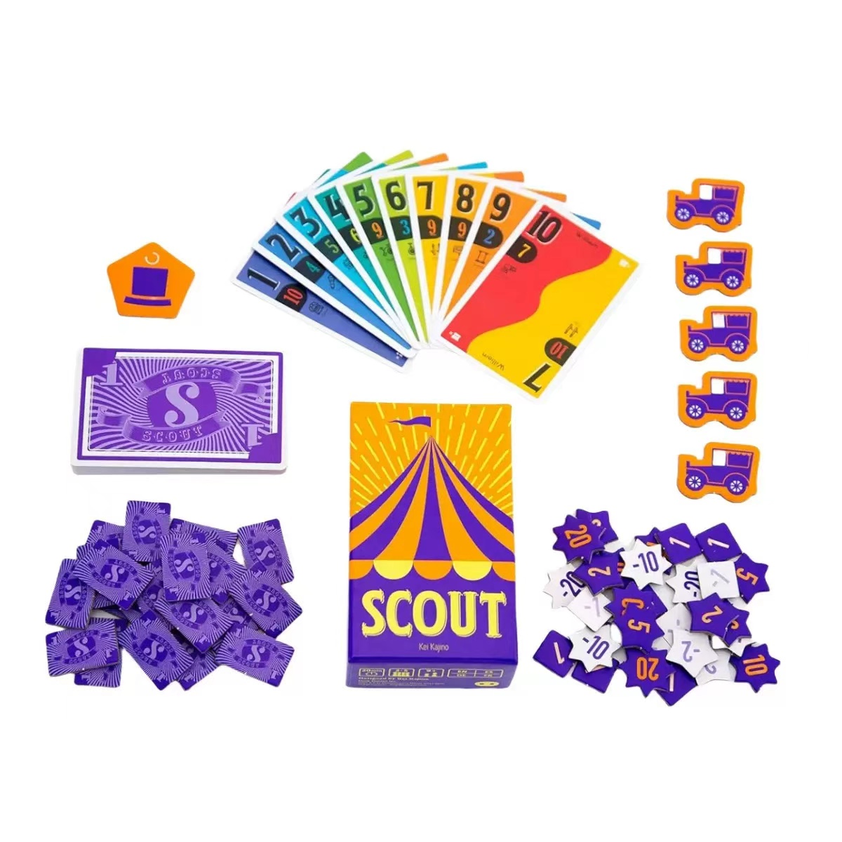 Jeu de cartes Scout, jeu de so - Board Game Template avis et prix