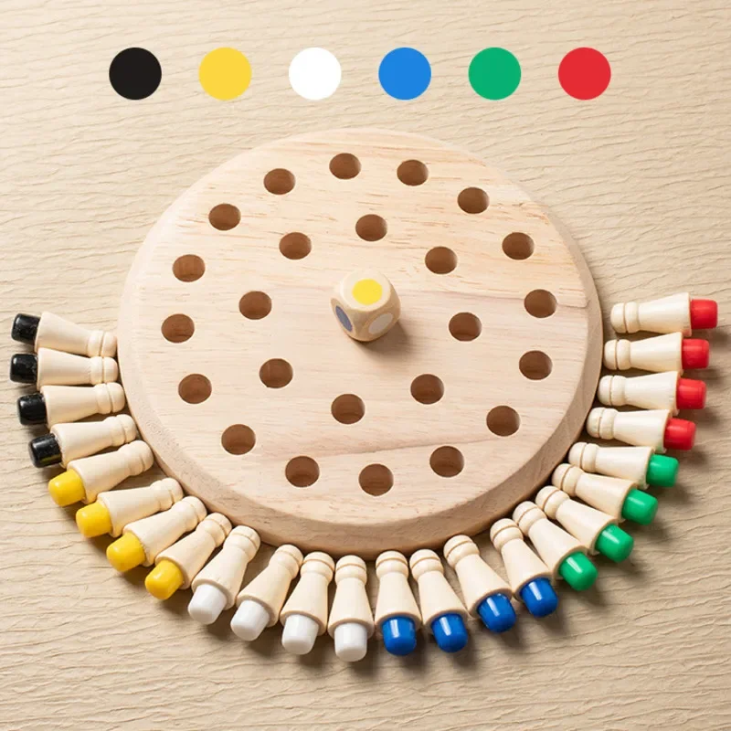 1 pièce Jeu de mémoire en bois - Board Game Life avis et prix