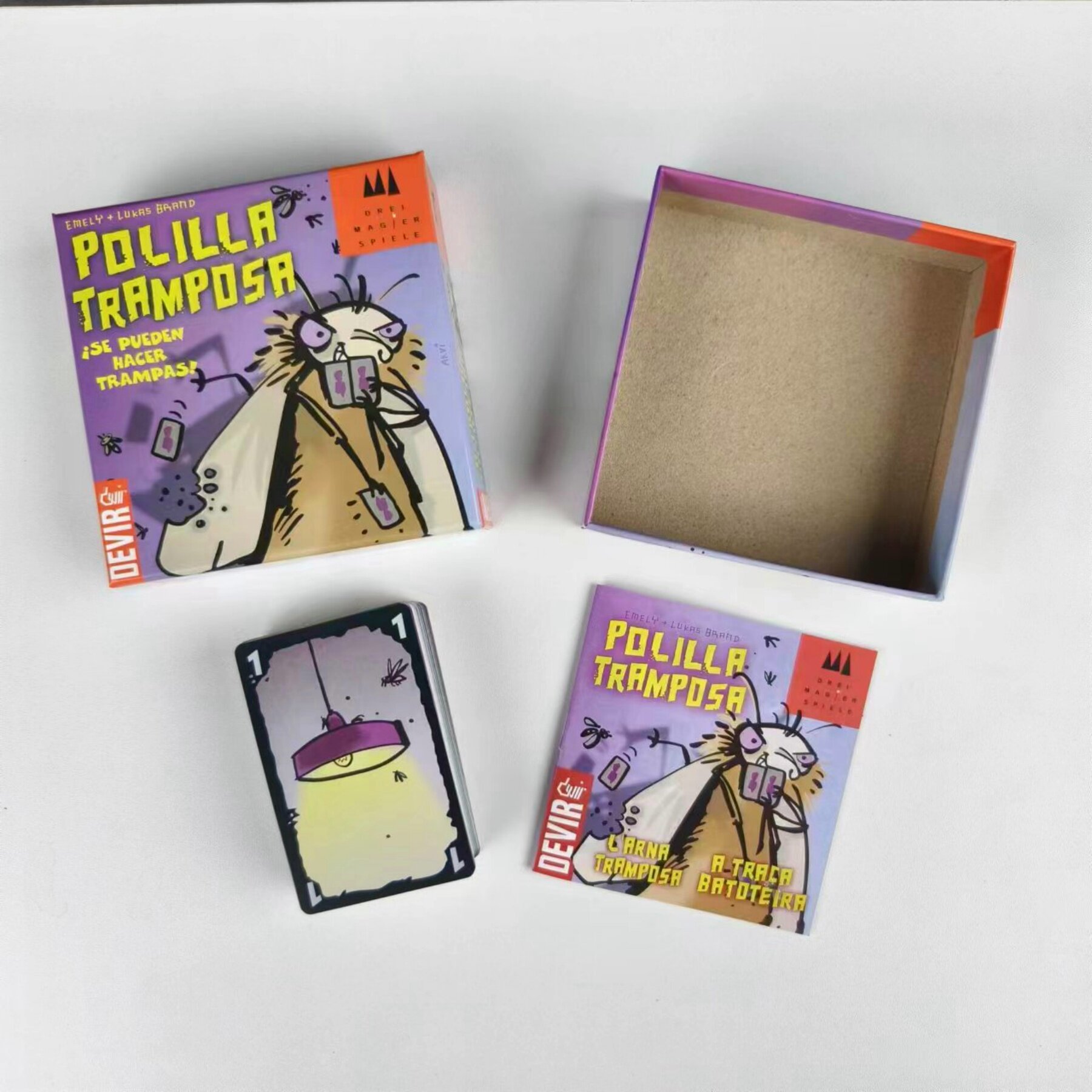 Jeu de cartes espagnol Polilla - Board Game Viral avis et prix